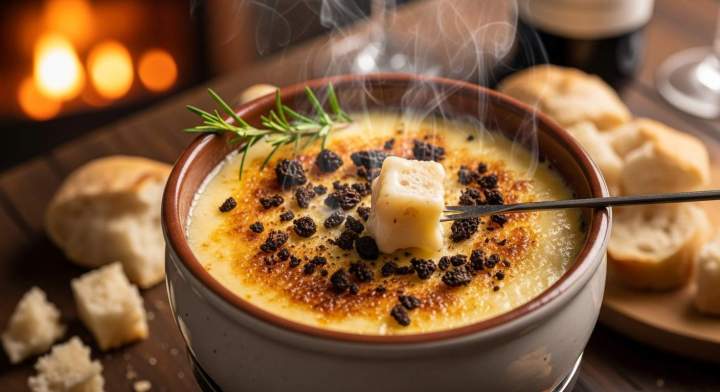 Fondue aux morilles