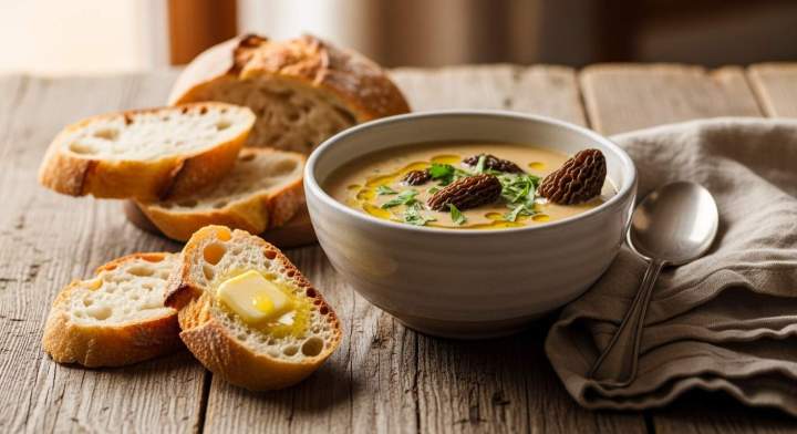 croûte aux morilles